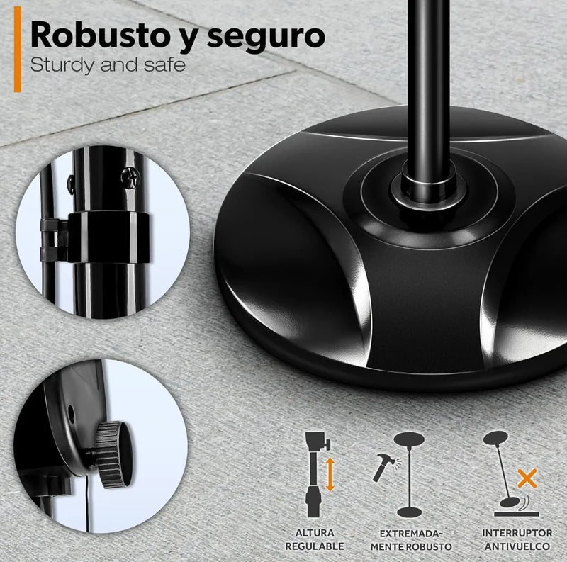Calefactor por infrarrojos de 3 temperaturas - Tresko
