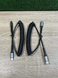 Cable USB C a USB C en espiral SUNGUY