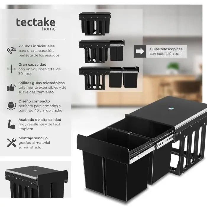 Cubo de basura extraíble