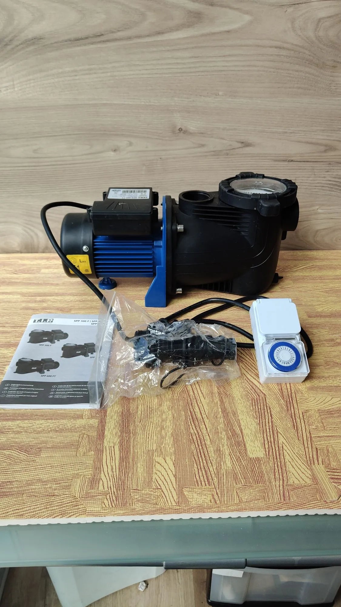Bomba de Filtro para Piscina SPP 600 FT con Temporizador