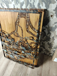 Accesorios de pared de madera
