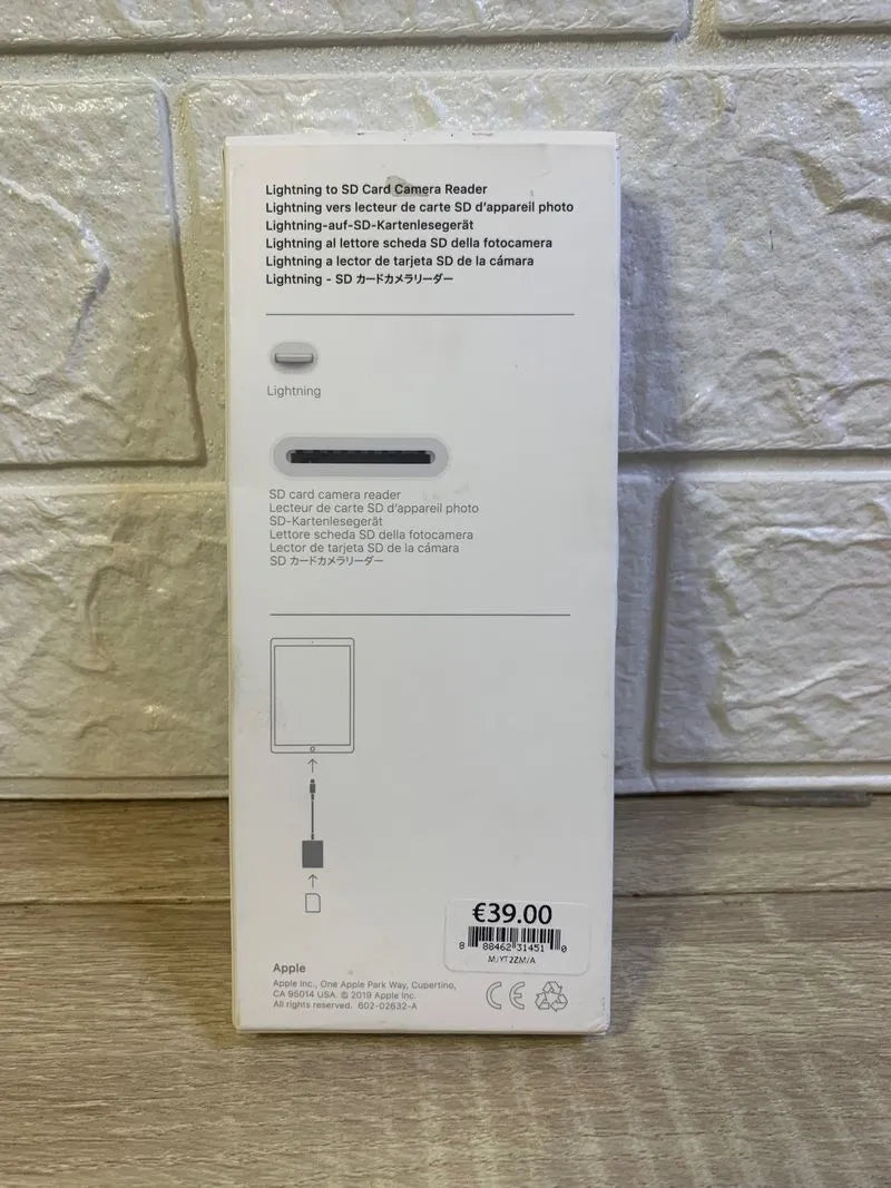 Adaptador de conector Lightning a lector SD Apple