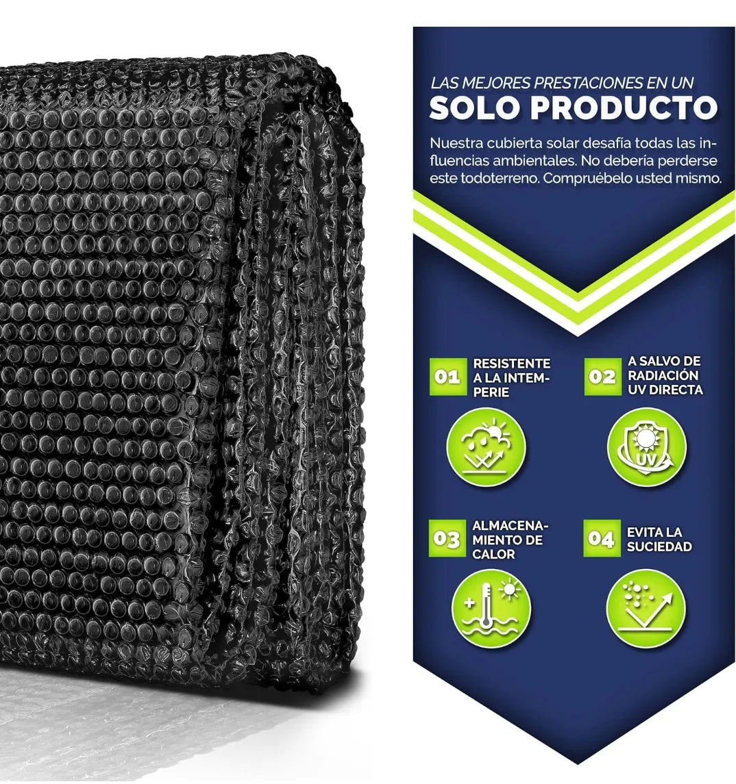 Cobertor solar para piscinas redondas - Tillvex