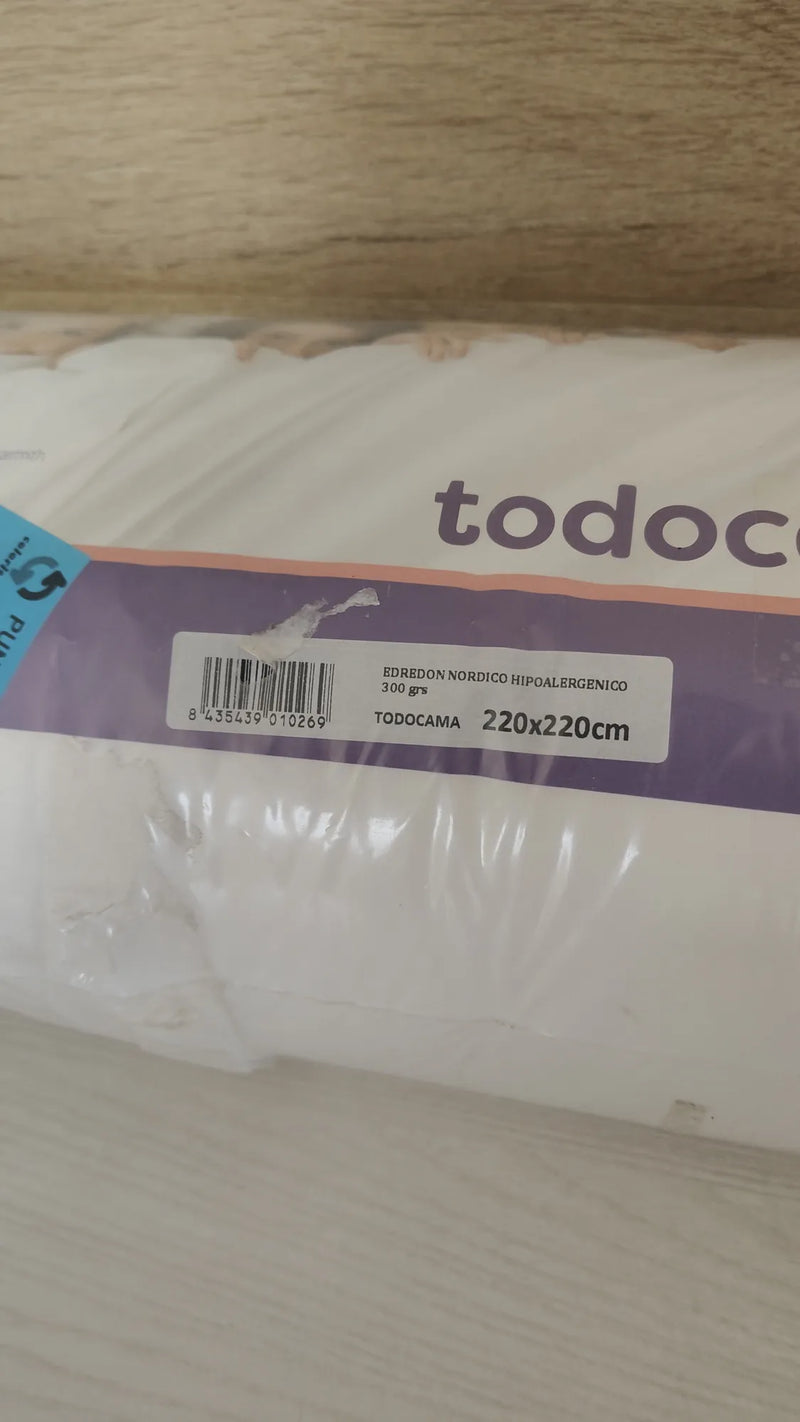 Edredón/Relleno nórdico de Fibra antiácaros