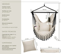 Silla Colgante Estilo Bohemio