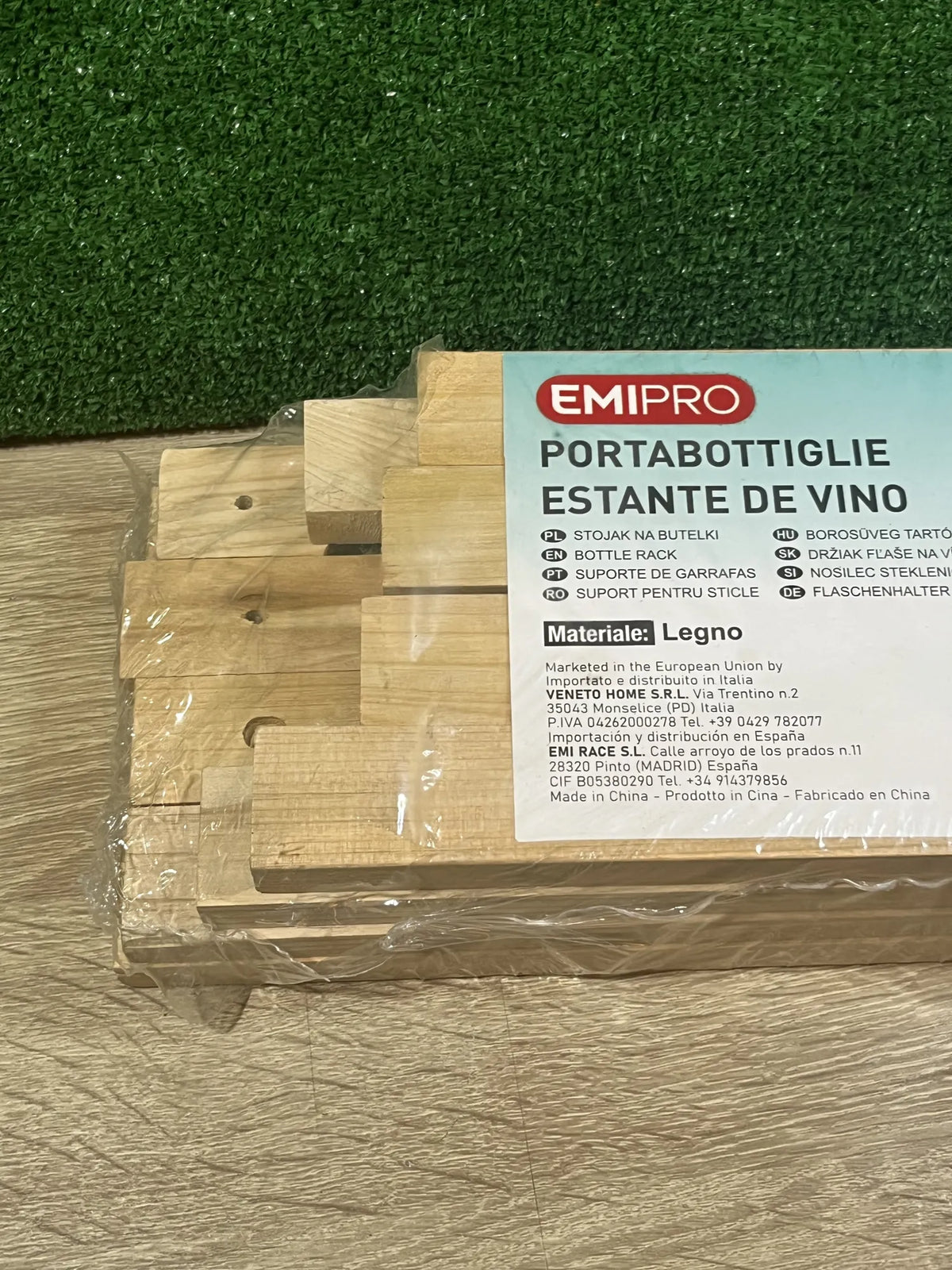 Rack para Vinos de Madera