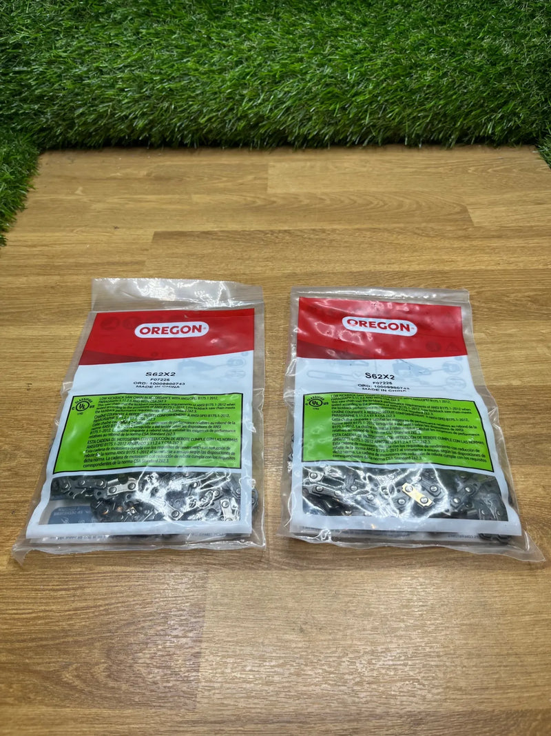 Pack de 2 Cadenas de Motosierra S62X2 Oregon