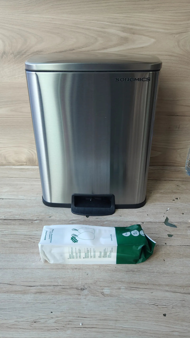 Papelera de Cocina, Cubo de Pedal de 20 L