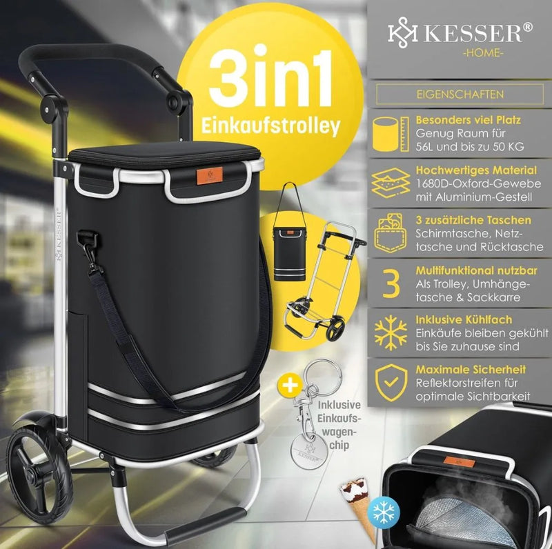 Carrito de la compra de 56L - Kesser