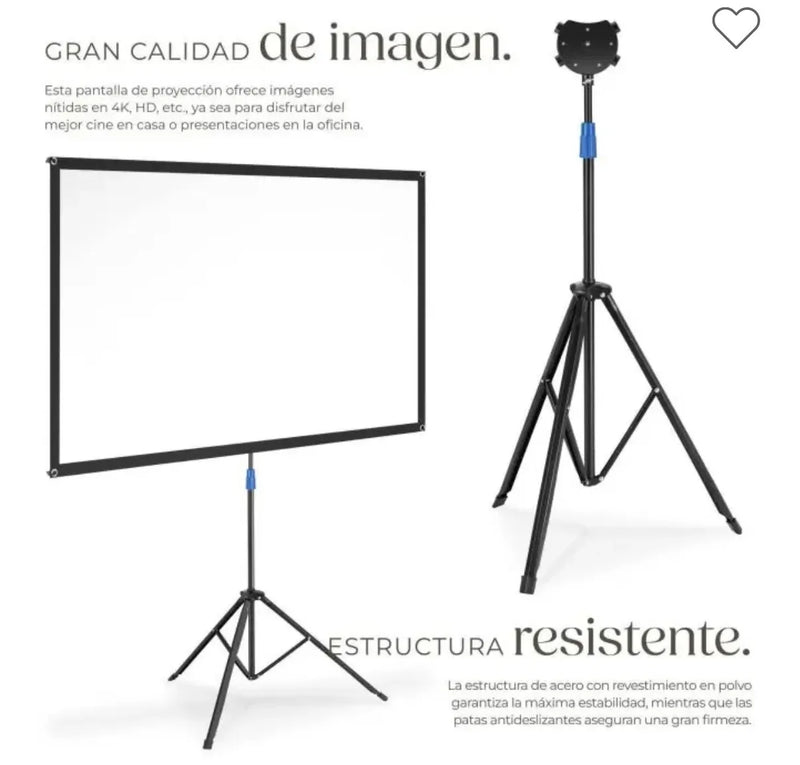 Pantalla de proyección portátil