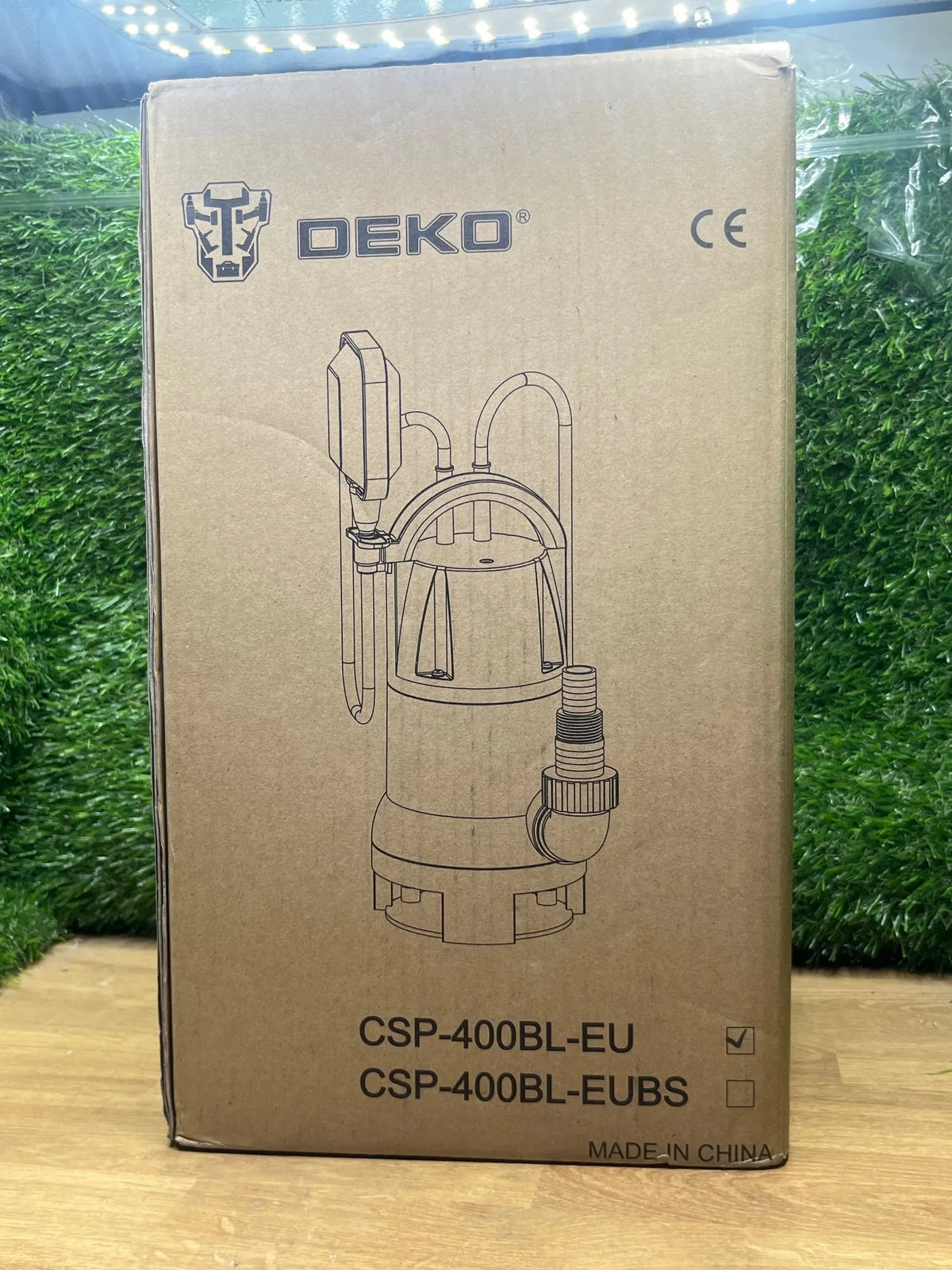 Bomba de agua sumergible eléctrica de 400 W DEKO
