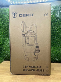 Bomba de agua sumergible eléctrica de 400 W DEKO