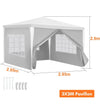 Carpa de jardín con paredes 3x3 - Vounot