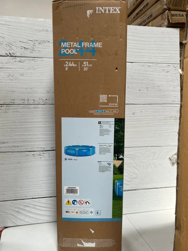 Piscina Desmontable Redonda Metal Intex