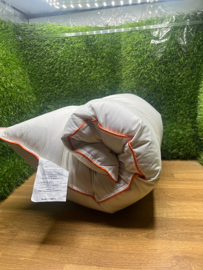 Almohada de Plumas 40x80cm Orange Wave