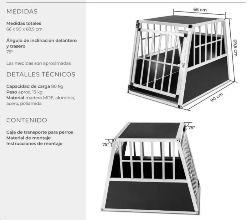 Transportin individual para perros