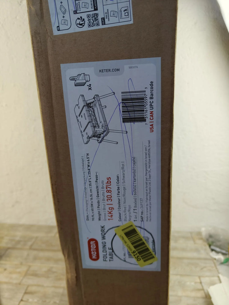 Mesa de herramientas plegable - Keter