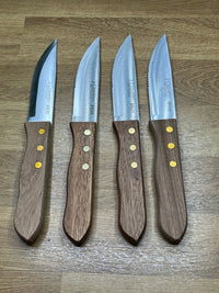 Set de 4 Cuchillos Chuleteros ANGUS