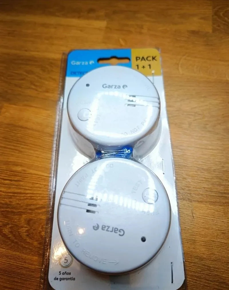 Garza - Juego de 2 Mini Detectores de Humo