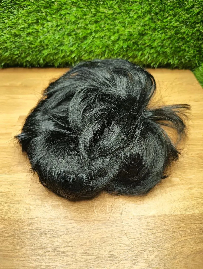 Peluca Negra Rockstar Wig