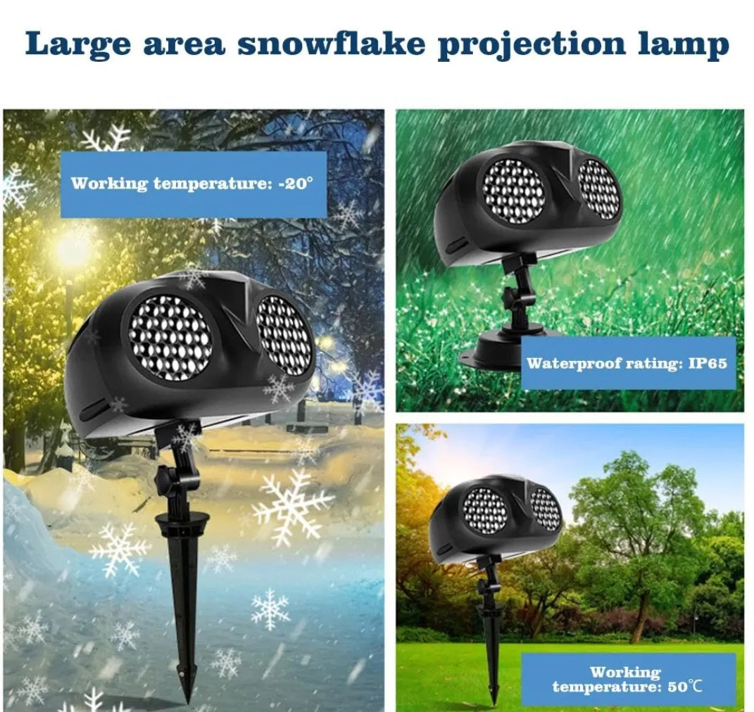Proyector de luces de copo de nieve - Backture