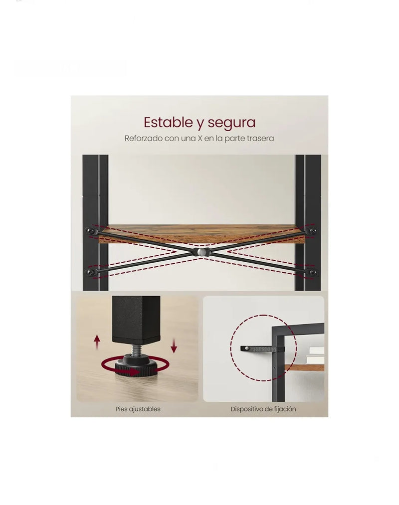 Librería de 3 Niveles