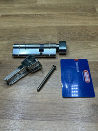 Cilindro de botón niquelado Z60/K30 ABUS
