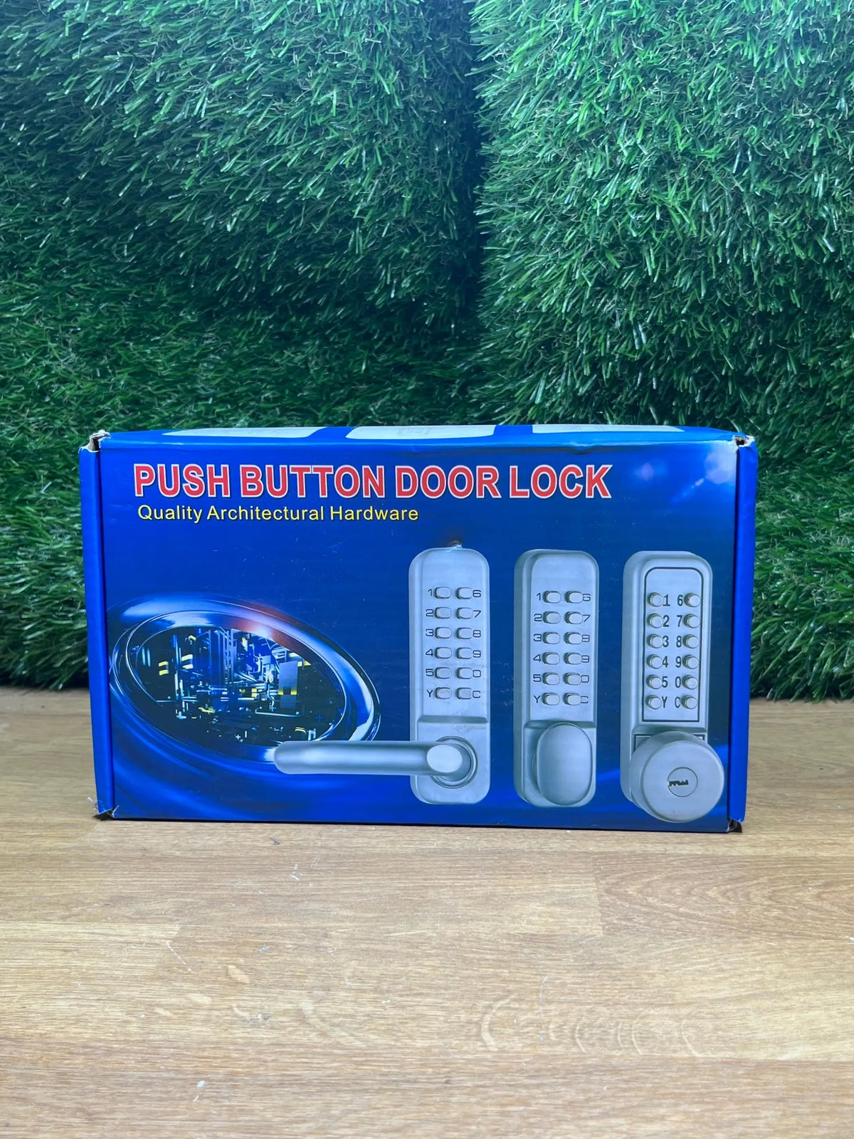 Cerradura de puerta mecánica sin llave con teclado digital