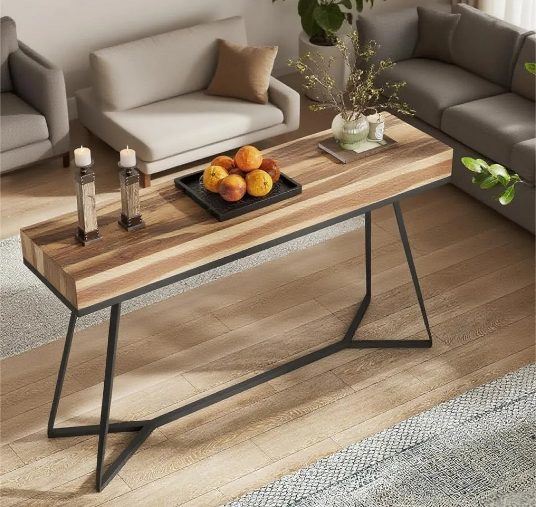 Mesa consola de metal