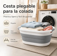 Cesto plegable de colada de silicona