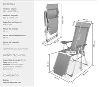 Conjunto de sillas jardín exterior