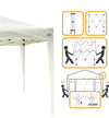 Carpa plegable 3x3 color beige - Aktive