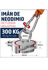 Imanes Neodimio Potente Fuerza de Atracción 300KG (2x 150kg)