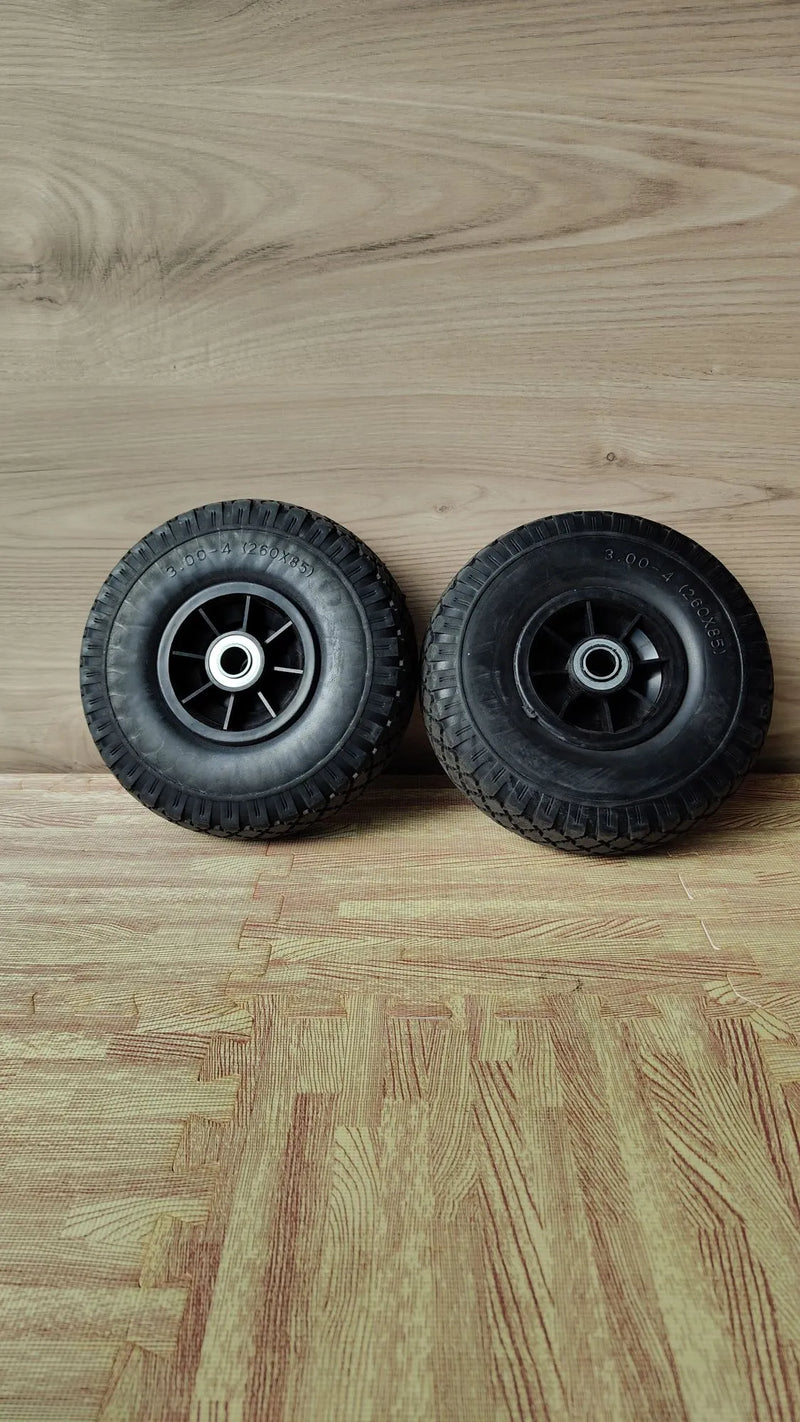 2 ruedas de carretilla de mano
