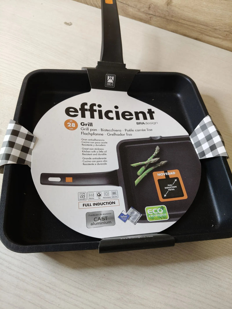 Grill asador liso, 28 cm - BRA