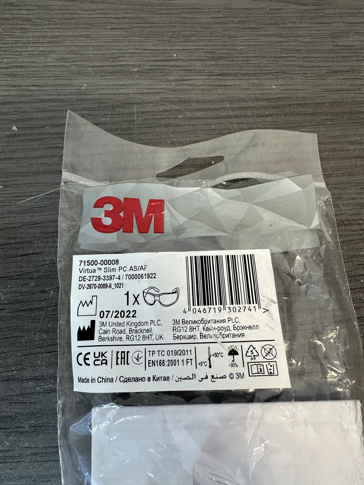 Gafas de seguridad 3M