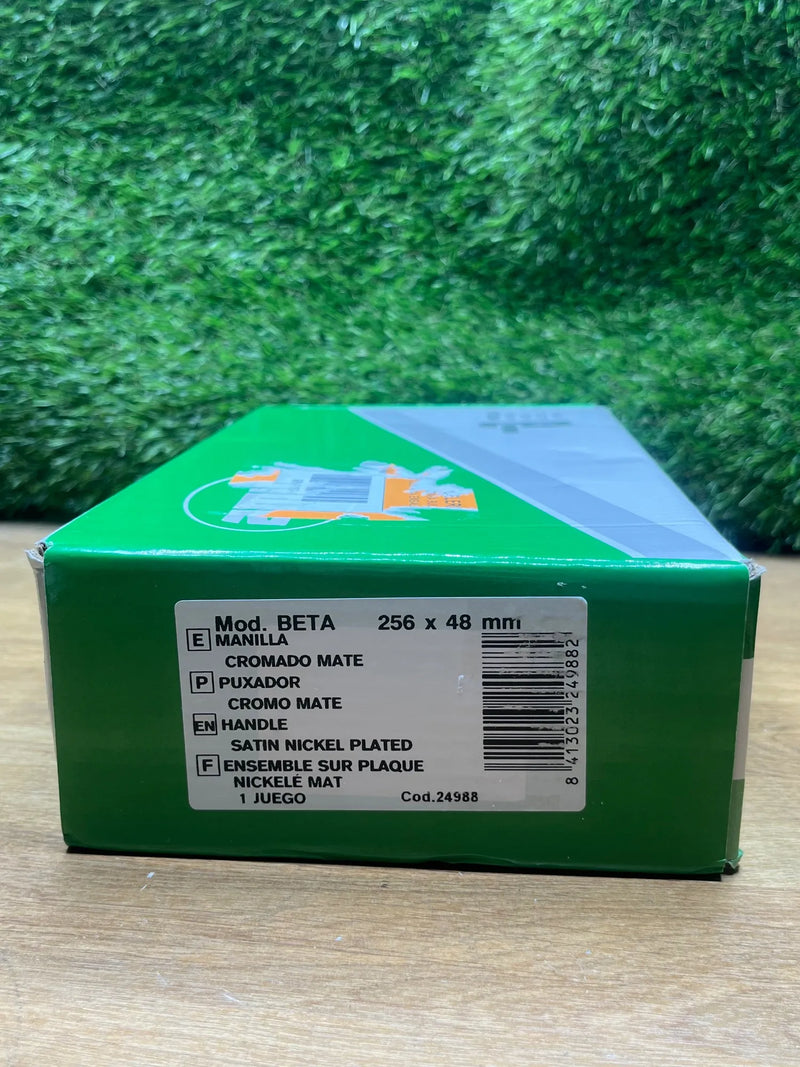 Juego de Manillas con Placa para Puerta Amig