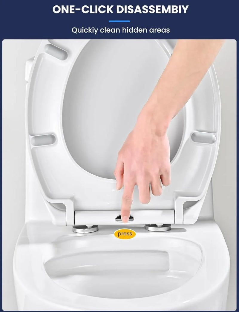 Asiento de inodoro de cierre suave - Yeaupe