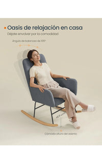 Silla Mecedora, con Reposabrazos, Reclinable