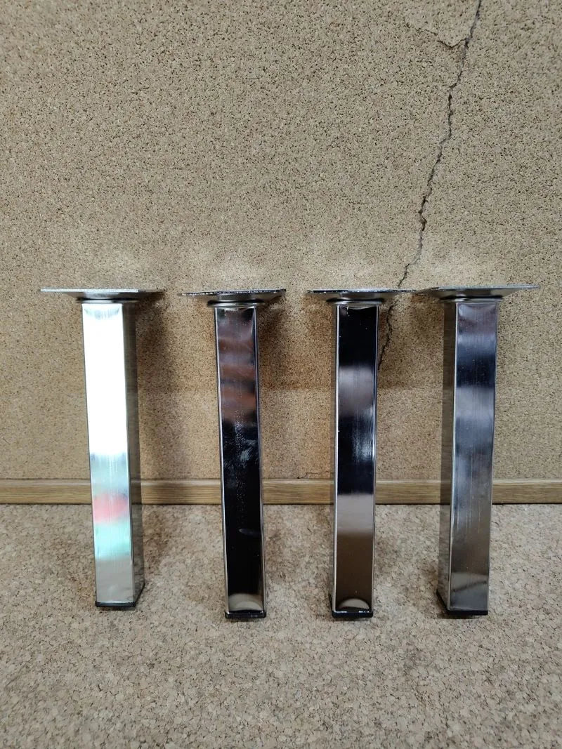4 patas de tubo de acero 20cm
