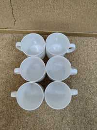 Juego de 6 tazas de café de plástico