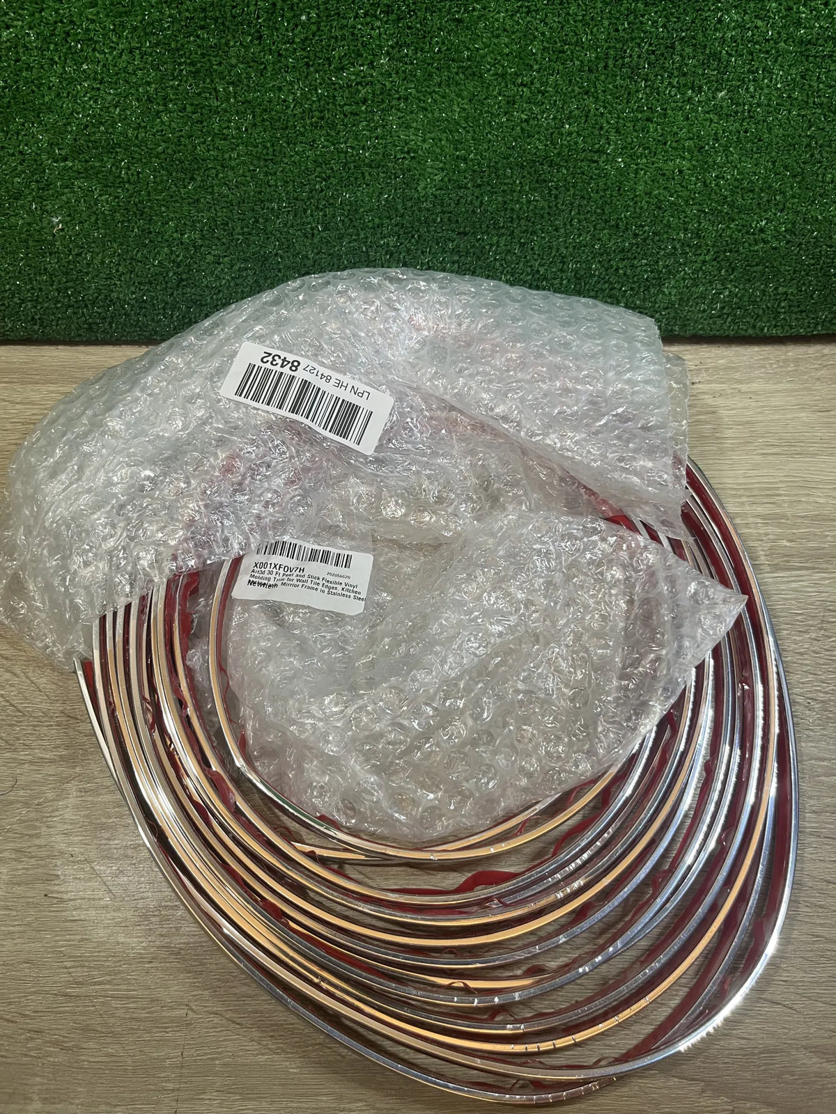 Moldura de vinilo flexible Art3d