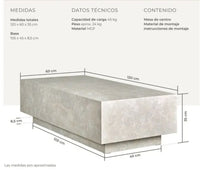 Mesa de centro minimalista