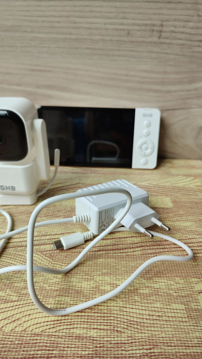 Camara Vigilancia Bebe 5" 720P HD IPS Rotación de 350°