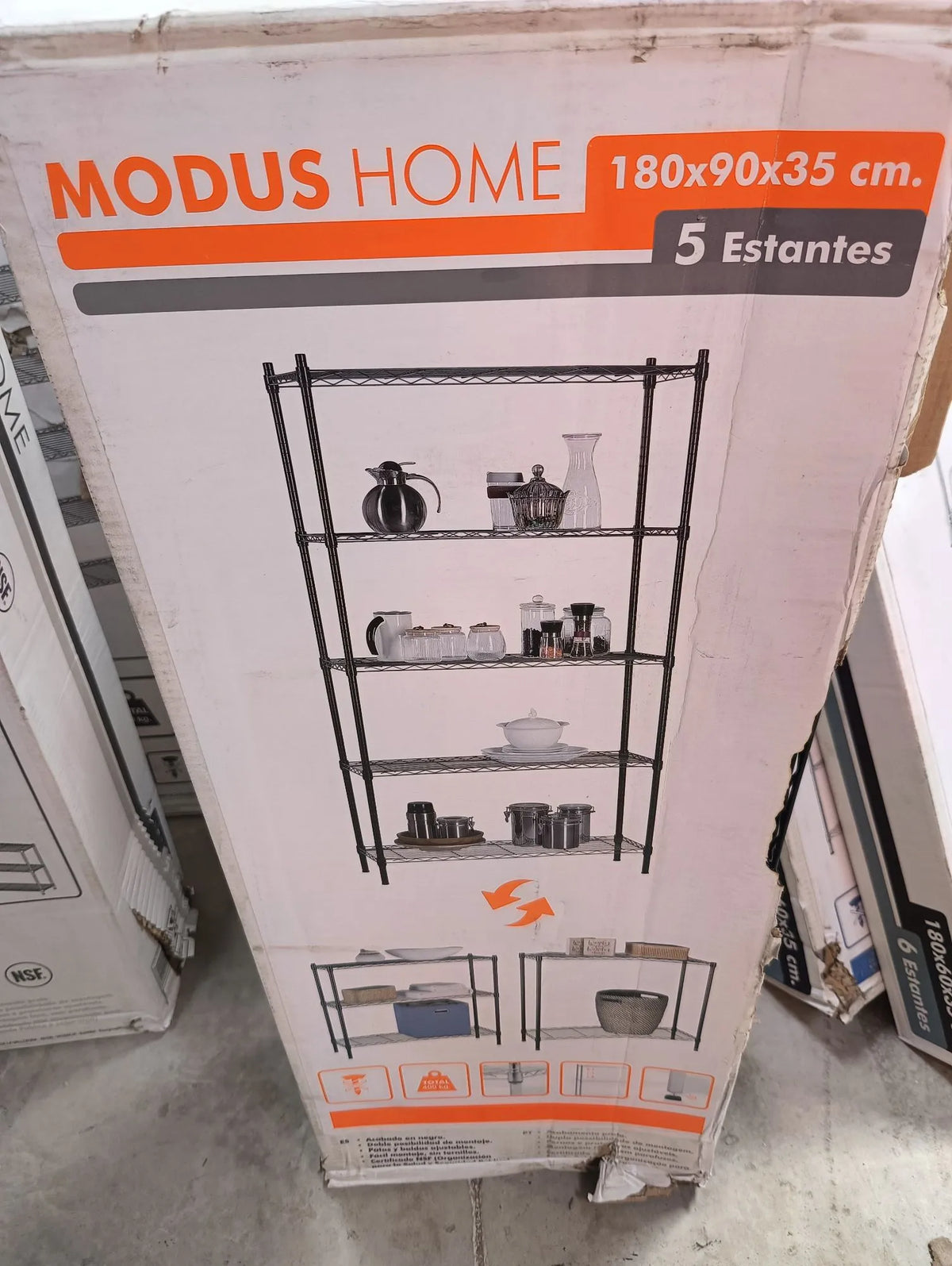 Estantería Metálica Decorativa - KITHOME