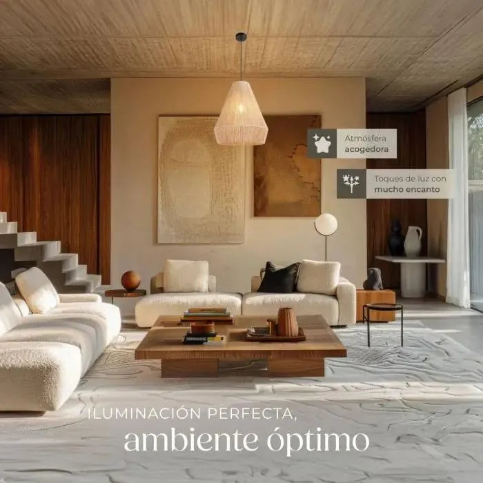 Lampara colgante suri para interior