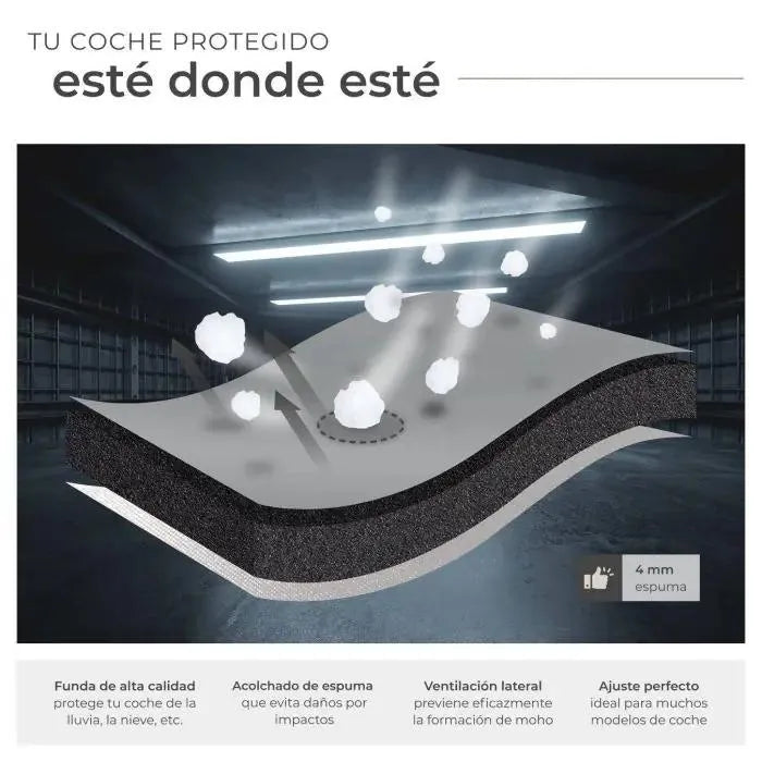 Cubierta para coche M (431 x 165 x 120 cm)