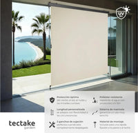 Toldo vertical exterior enrollable - Tectake