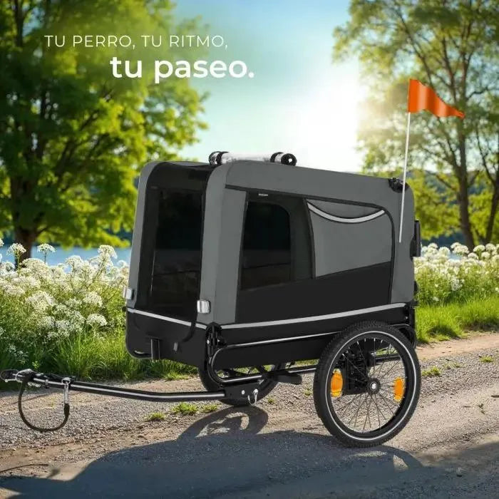 Remolque plegable para bicicleta