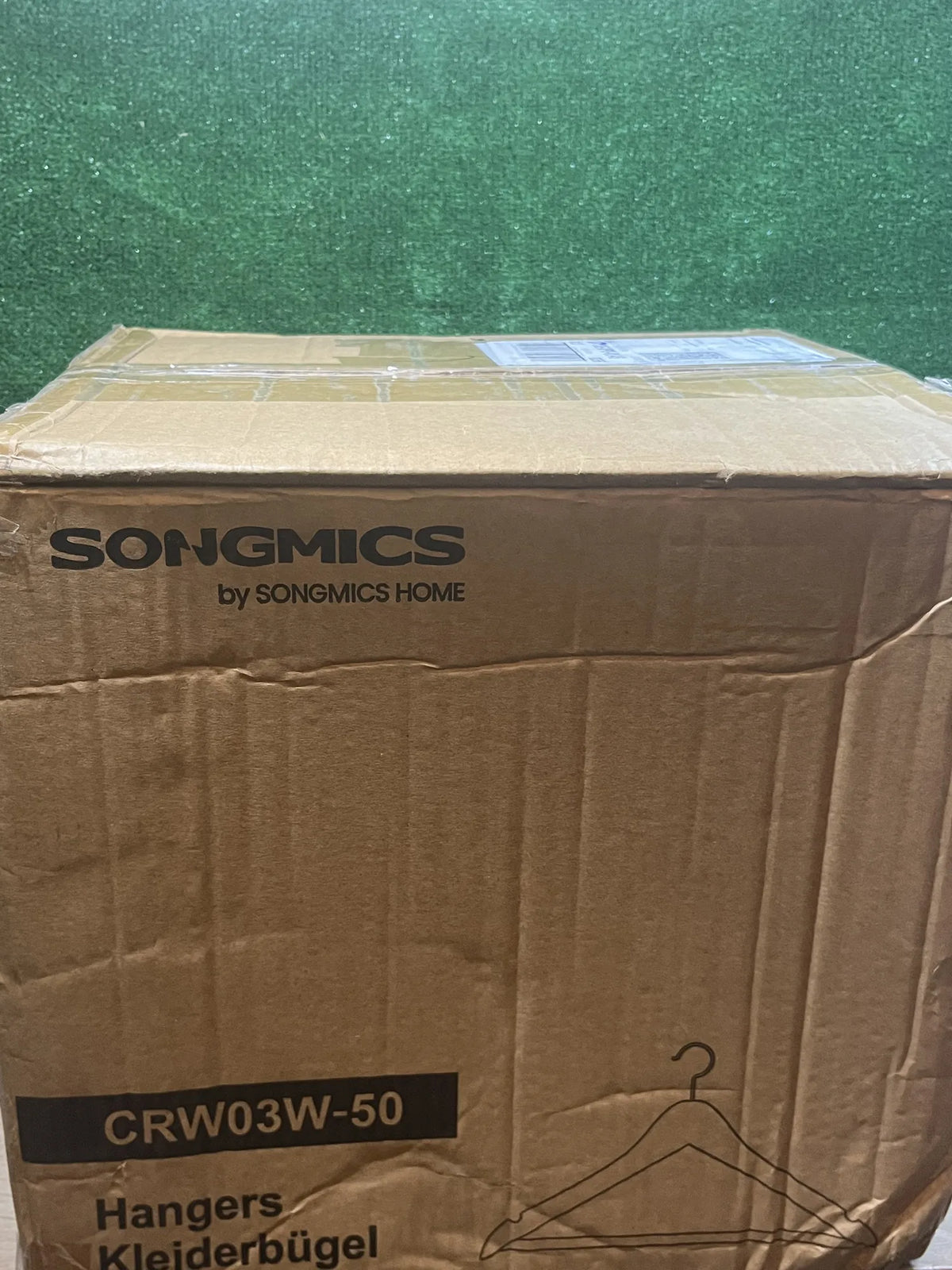 Percha de Madera Maciza 50 UDS SONGMICS